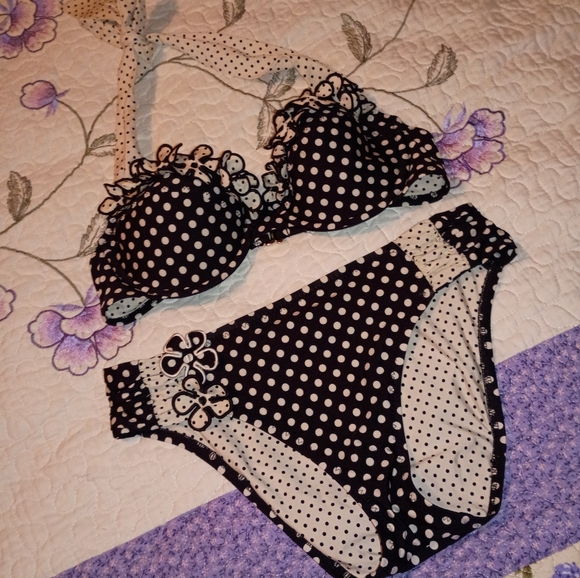 Betsey Johnson Other - Vintage Y2K Betsey Johnson Pin Up Retro Barbie Doll baby Ruffle Party 3D